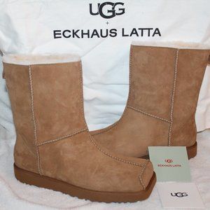 UGG‎ SPECIAL EDITION MEN'S SUEDE SHEARLING BOOTS